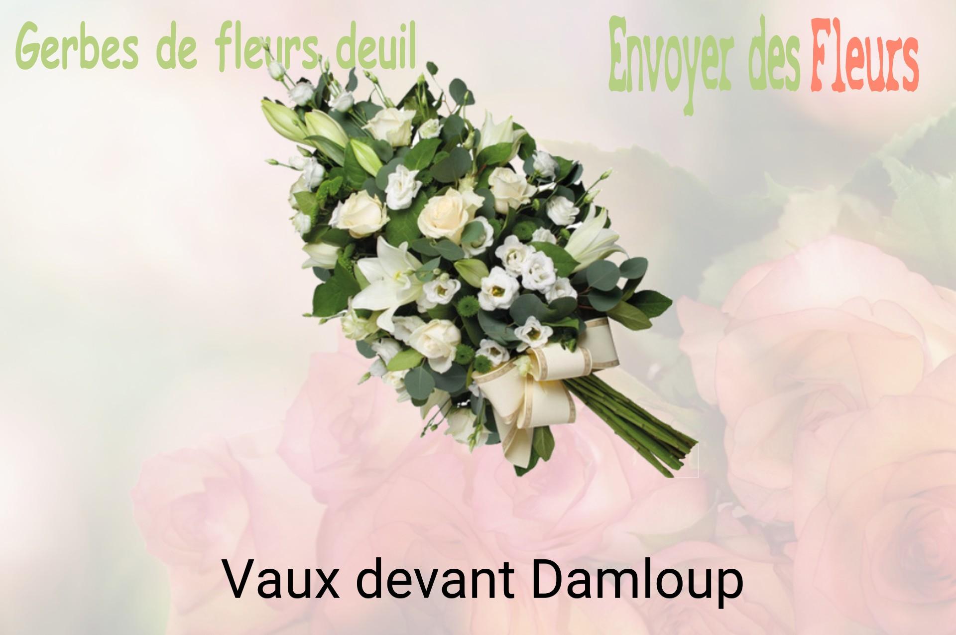 Gerbe de fleurs de deuil livrée à Vaux-devant-Damloup